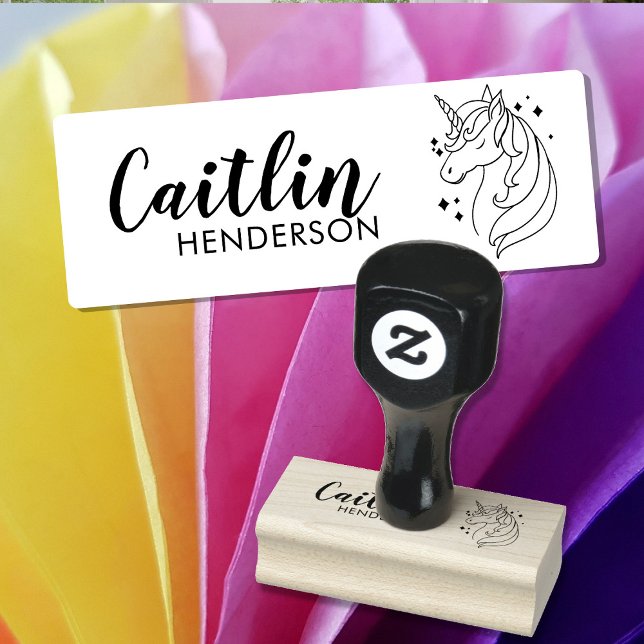 NAME BRIEFMARKE für Kleidungskind, Kleidungsmarkie Gummistempel (Von Creator hochgeladen)