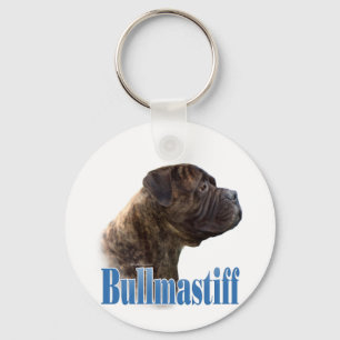 Name Brindle Bullmastiff Schlüsselanhänger