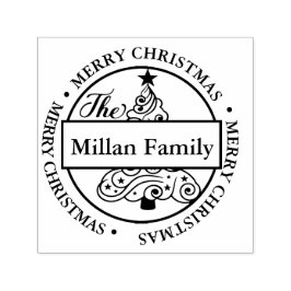 Name Candy Weihnachtsbaum Thema Permastempel