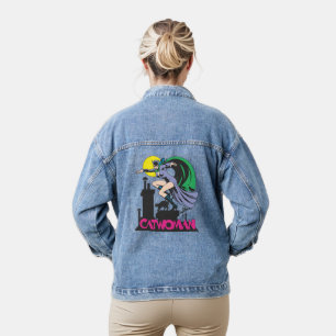 Name Catwoman & Pink Jeansjacke