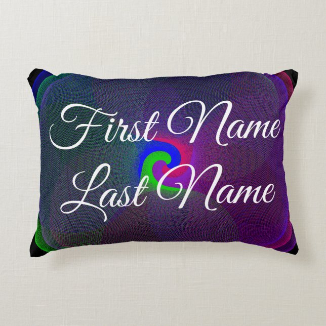 Name Change Fused Centre Geometric Accent Pillow Dekokissen (Vorderseite)