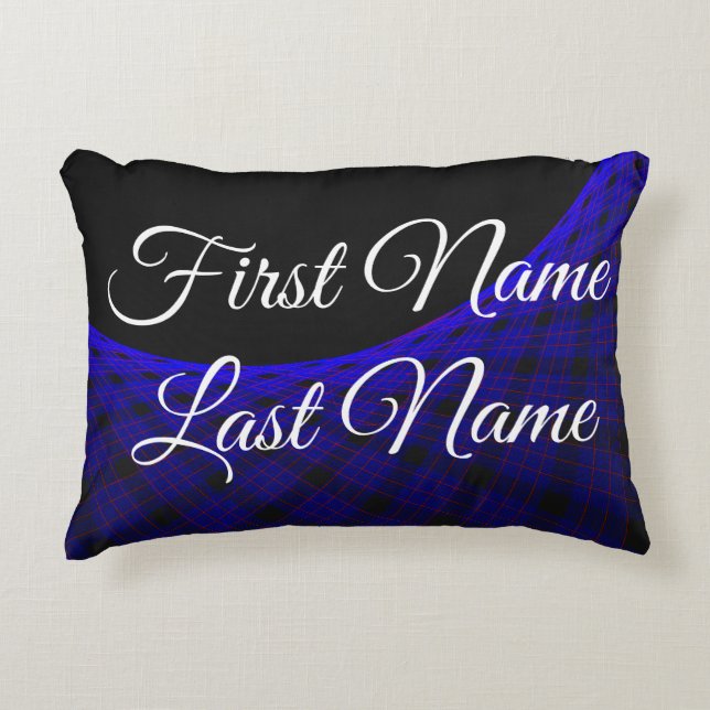 Name Change Space Teppich Geometric Accent Pillow Dekokissen (Vorderseite)