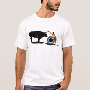 NAME: Clown und Stier-Kein-Text T-Shirt