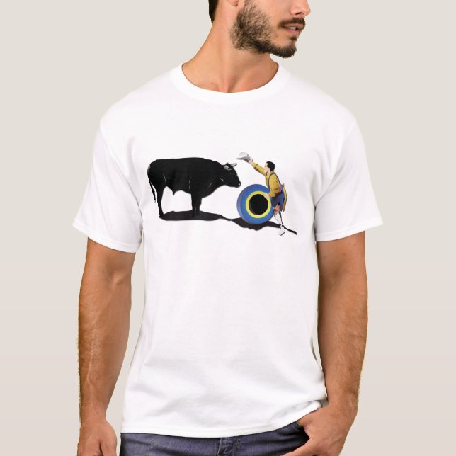 NAME: Clown und Stier-Kein-Text T-Shirt (Vorderseite)
