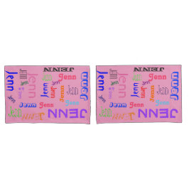 Name Collage 🎁 Phantastische Word Cloud Fun Fan H Kissenbezug