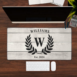 Name Computer der Zweigstelle "White Wood Laurel" Schreibtischunterlage