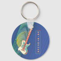 Name Cool Moderne Aquamarin & Blue Electric Gitarr