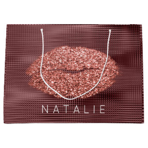 Name Copper Grill Metallic Kiss Lip Glitzer Bronze Große Geschenktüte