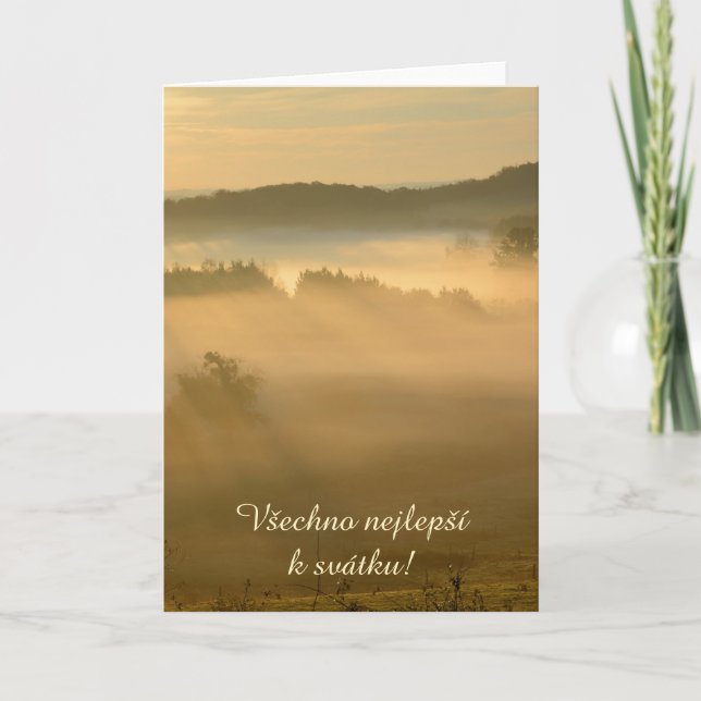 Name Day card in Tschechisch Karte (Vorderseite)