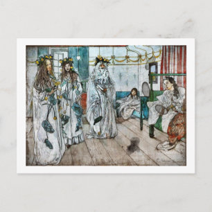 Name Day for Karin 1899 Postkarte