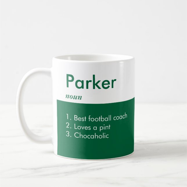 Name Definition Kaffee Tasse (Links)