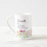 Name Definition mit empfindlichen Wildblumen