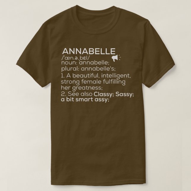 Name Definition weiblicher Name Bedeutung T-Shirt (Design vorne)