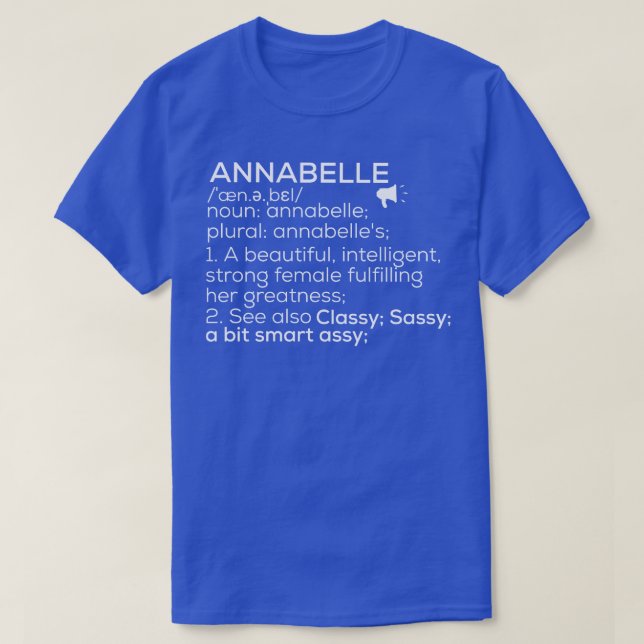 Name Definition weiblicher Name Bedeutung T-Shirt (Design vorne)