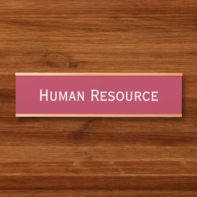 Name der Abteilung für moderne Magenta Office Türschild (Modern Magenta Office Room Department Name Door Sign)