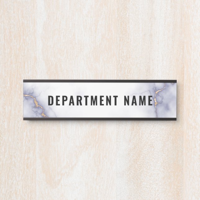 Name der Abteilung Türzeichen Zeichen Türschild (Vorderseite )