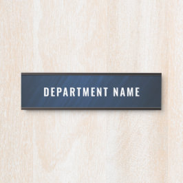 Name der Abteilung Türzeichen Zeichen Türschild