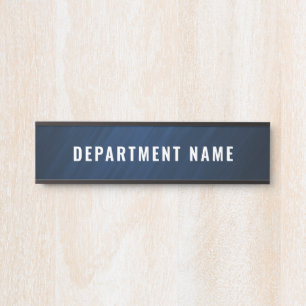 Name der Abteilung Türzeichen Zeichen Türschild
