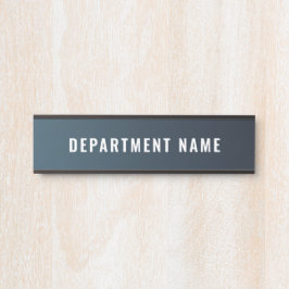 Name der Abteilung Türzeichen Zeichen Türschild