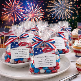 Name der amerikanischen Firma Quadratischer Aufkleber