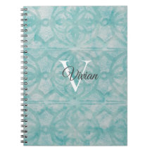 Name der aquamarinen Farbe des Monogramms