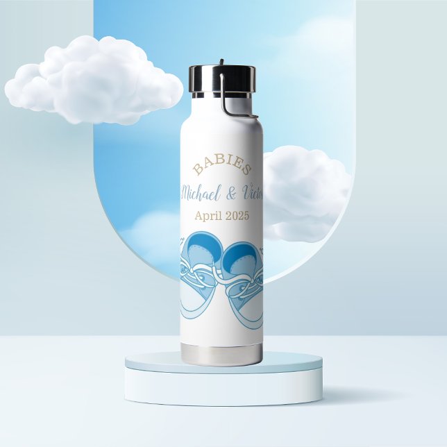 Name der Babyschuhe für benutzerdefinierte Babyboy Trinkflasche (Von Creator hochgeladen)