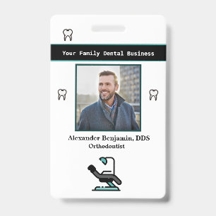 Name der Bar für das Foto Dentist des Mitarbeiter Ausweis
