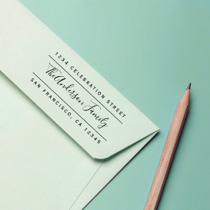 Name der benutzerdefinierten Familie   Moderne Rüc Gummistempel