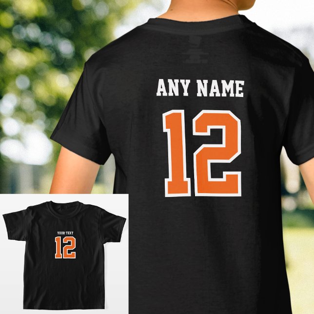 Name der benutzerdefinierten Player-Nummer Jersey  T-Shirt (Von Creator hochgeladen)