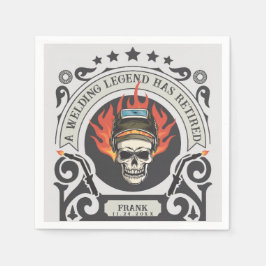 Name der benutzerdefinierten Ruheschweisderlegende Serviette