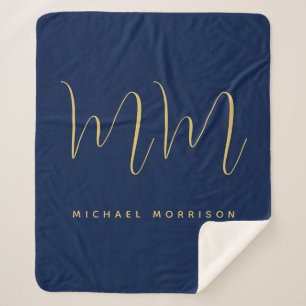 Name der Beruflichen Anfangsbuchstaben Blue Gold C Sherpadecke
