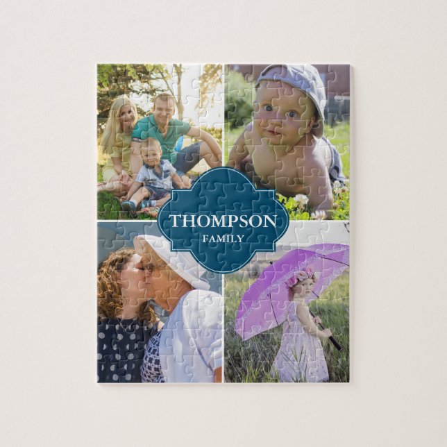 Name der Blue-Family-Fotokollektion Puzzle (Vertikal)