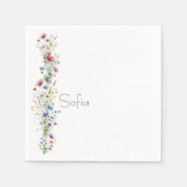 Name der Blume "French Garden Party" Serviette