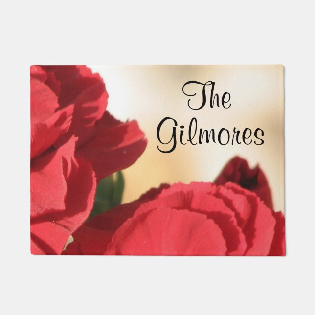 Name der Blume Fußmatte (Vorderseite)