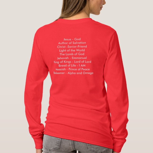 Name der Damen-Jesus nennt vor allem Pullover (Rückseite)