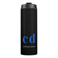 Name der dunkelblauen Monogrammbuchstaben