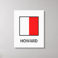 Name der Familie Howard Nautic Flag