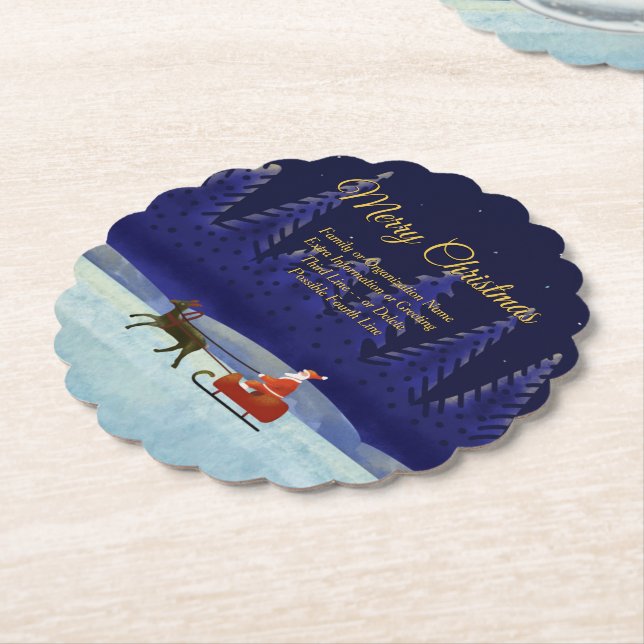 Name der Familie / Organisation Blau hinzufügen +  Untersetzer (angewinkelt)