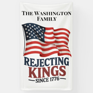 Name der Familie Patriotic Protest Flag Banner