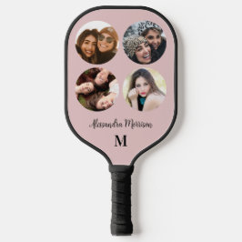 Name der Fotovorlage und anfänglicher Rosa Pickleball Schläger