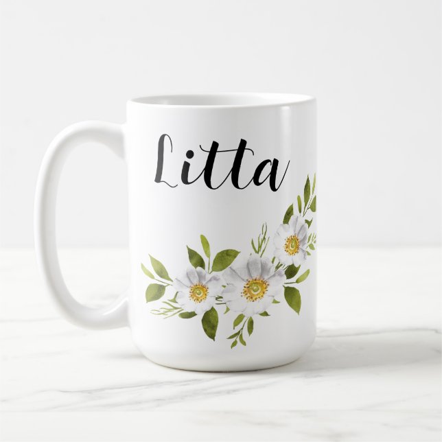 Name der Frau Mug Kaffeetasse (Links)