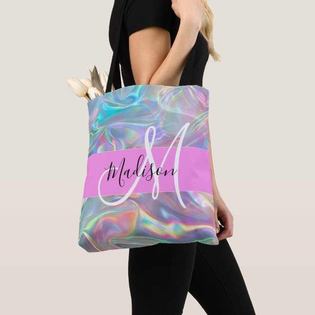 Name der Girly Rainbow Holographic Iridesgram Mono (Von Nahem)