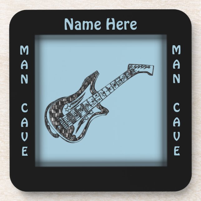 Name der Gitarrenhöhle Untersetzer (Vorderseite)
