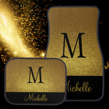 Name der Gold Black Monogram