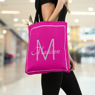 Name der heißen rosa Monogramm