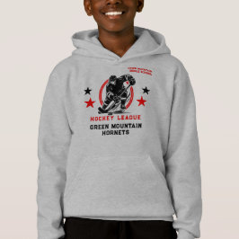 Name der Hockey School Club League Hoodie