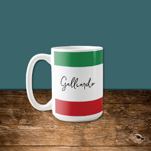 Name der italienischen Zollfamilie Kaffeetasse