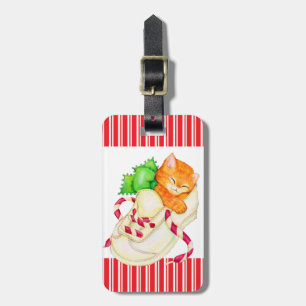 Name der Katze Adresse Weihnachtsgepäck Gepäckanhänger