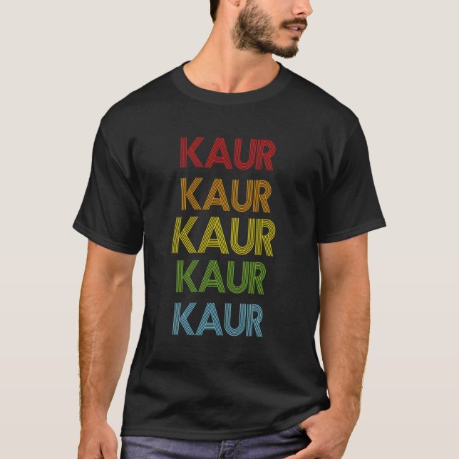 Name der Kaur T-Shirt (Vorderseite)