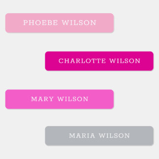 Name der Kinderschule Etiketten